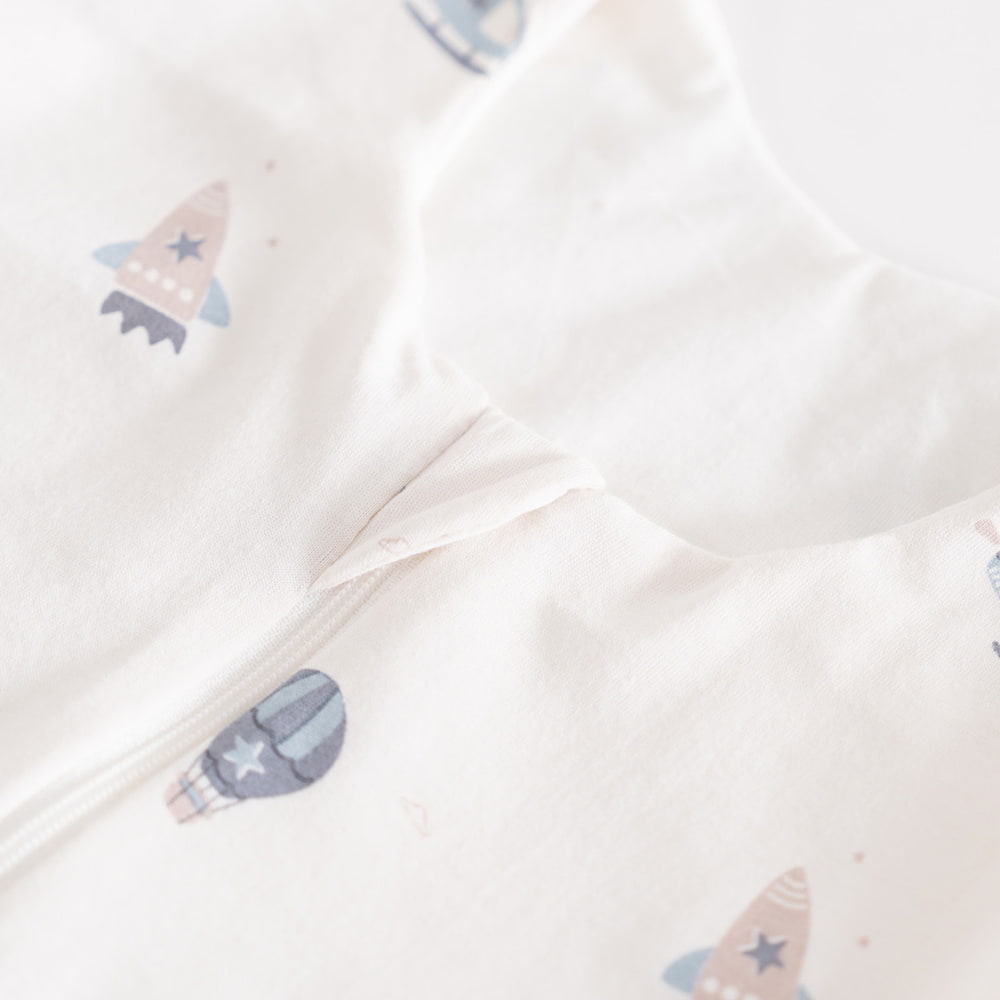 Summer sleeping bag made of cotton in Volare chin guard design