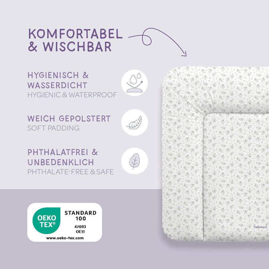 Wickelauflage olive Vorteile