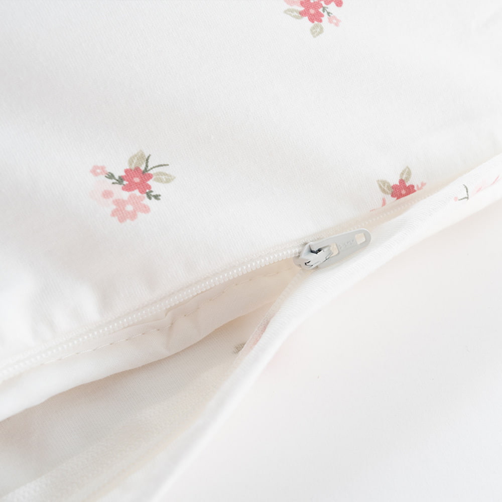 Jersey Bedding Flora - Detail zipper