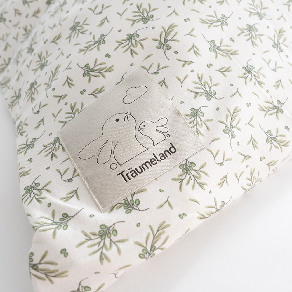 Jersey Bedding Olive - Detail rabbit patch