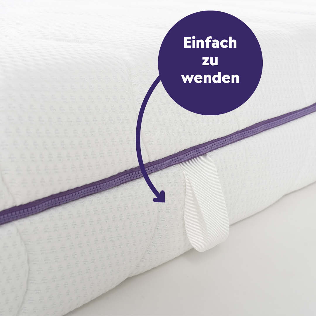 Reversible mattress with firmness grades traeumeland-mattress-reversible-mattress-two-degrees-of-hardness