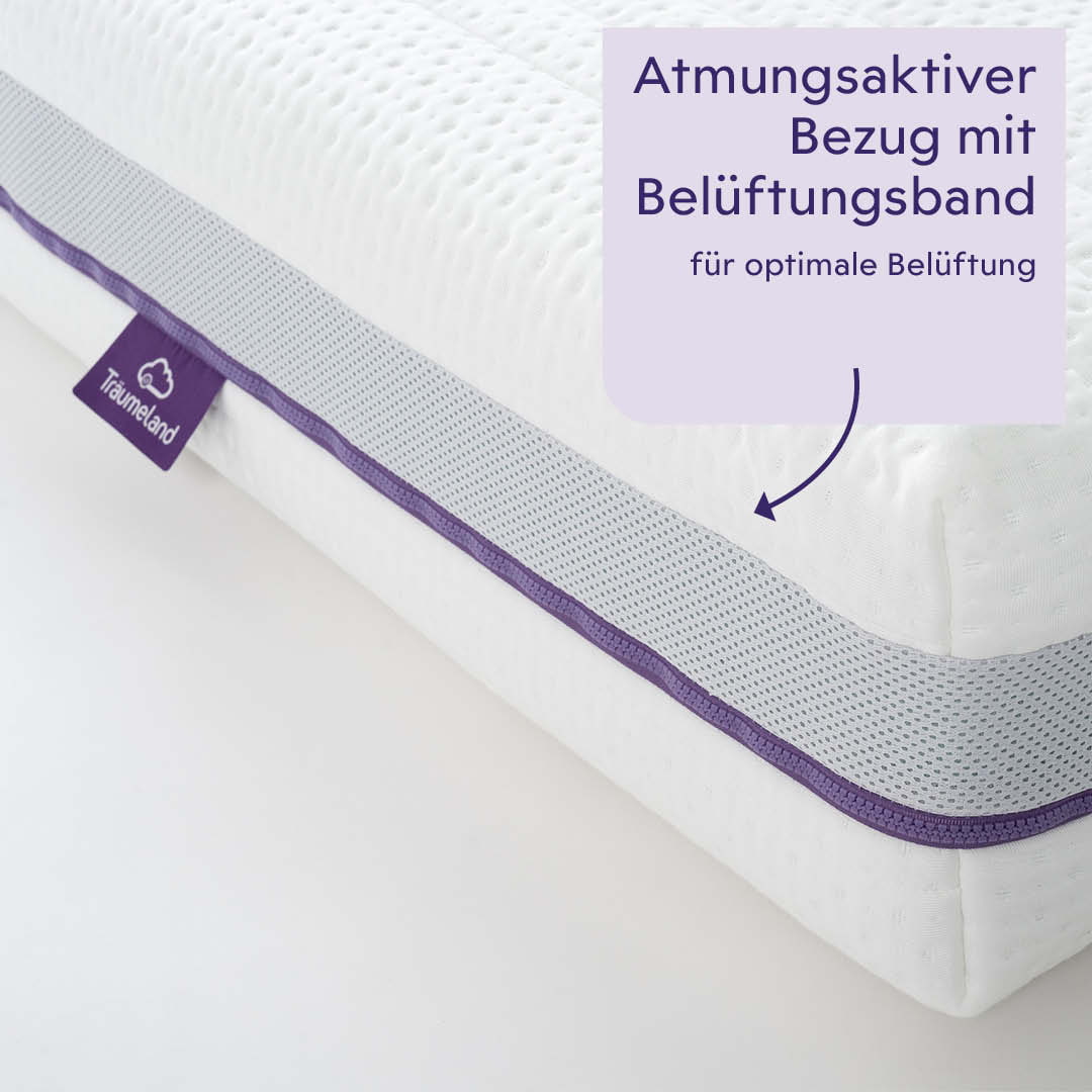 Träumeland Matratze Wien belüftet atmungaktiver-bezug-traeumeland-matratze