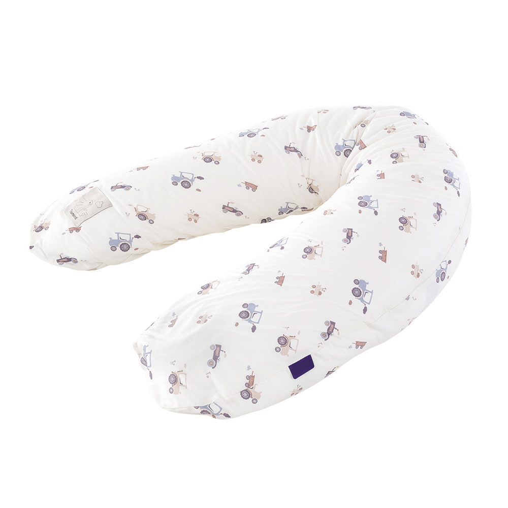 Nursing pillow Little Farm blue