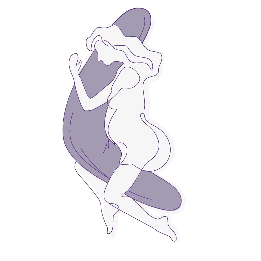 Nursing pillow Pregnancy Sleep traeumeland-breastfeeding-pillow-position-pregnancy