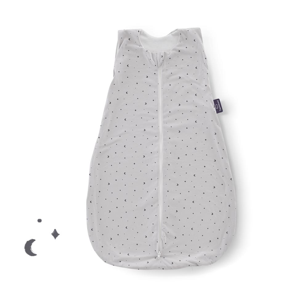 Summer sleeping bag cotton jersey Moon gray