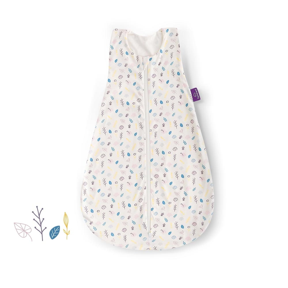 Summer sleeping bag cotton jersey floral