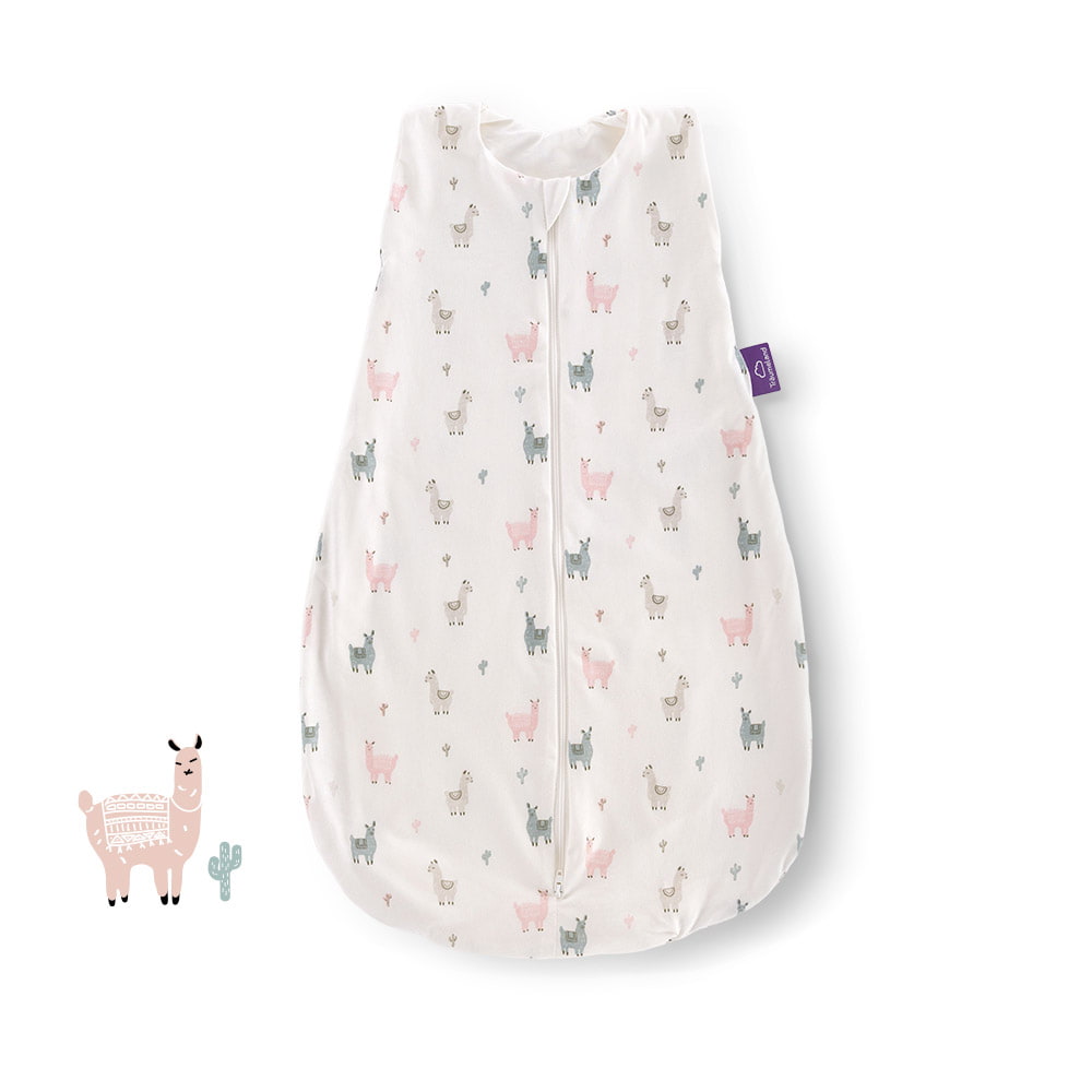 Summer-Sleeping Bag Cotton-jersey Lama
