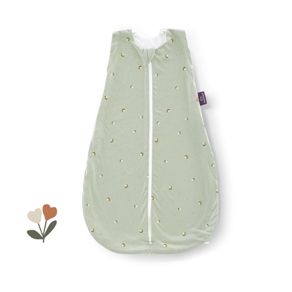 Sommer-Schlafsack TENCEL Fiore grün