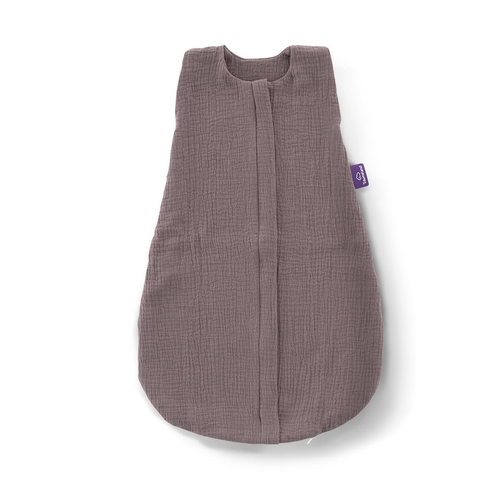 Summer Sleeping Bag Cotton Muslin Cocoa Plum