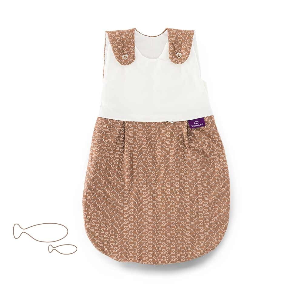 All Year Sleeping Bag LIEBMICH Fish brown
