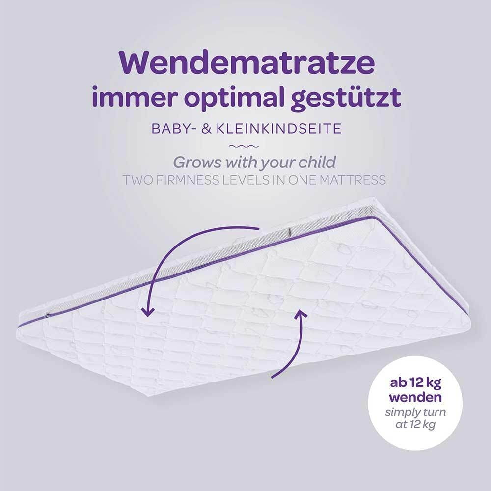 Reversible mattress for babies - Lengthy use
