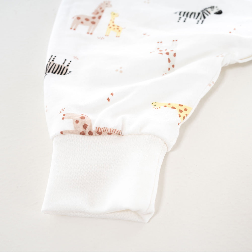 Summer-Sleeping Bag-with-legs-safari-design-detail-cuffs