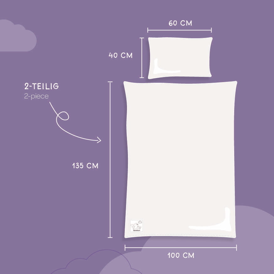 Dimensions of Mela Design Baby Bedding