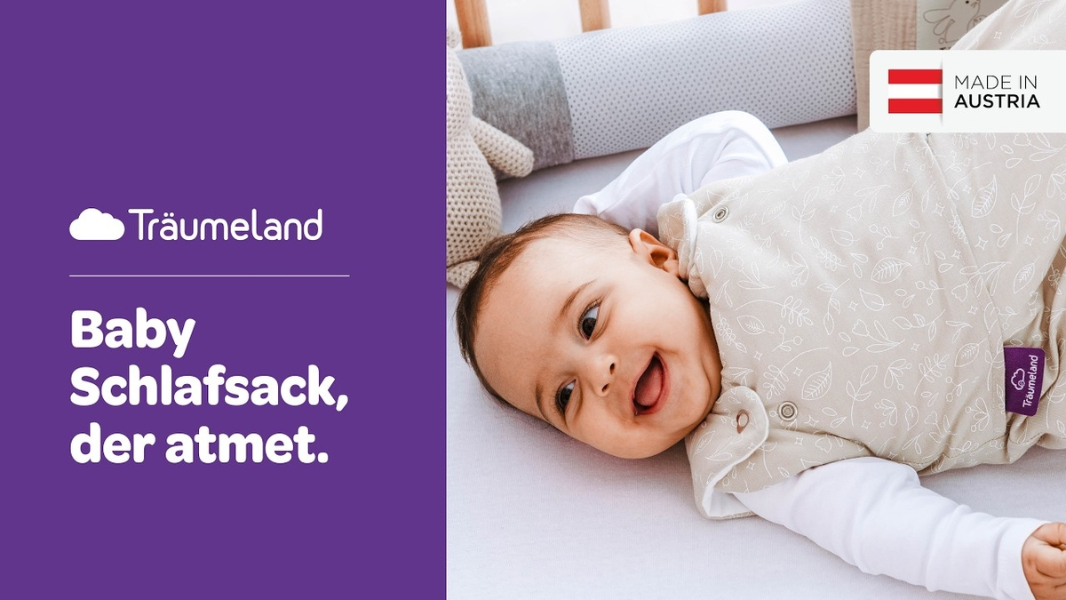 Träumeland LIEBMICH Baby Sleeping Bag—the sleeping bag that breathes Träumeland LIEBMICH Baby Sleeping Bag—the sleeping bag that breathes