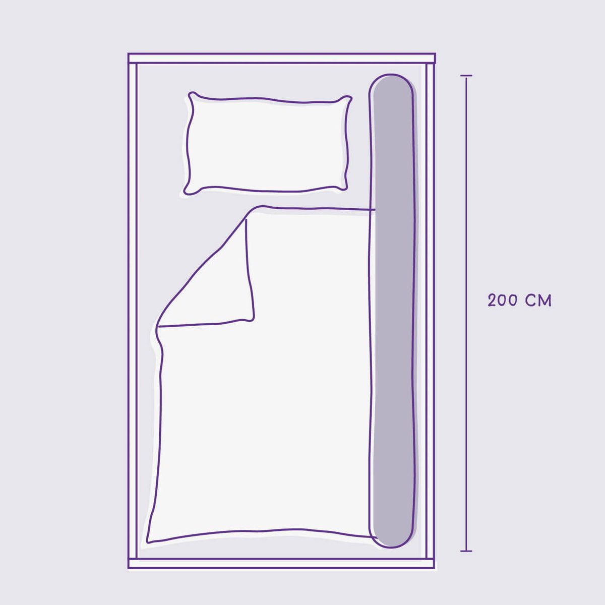 XL Snake-Bed Bumpers, 200 cm