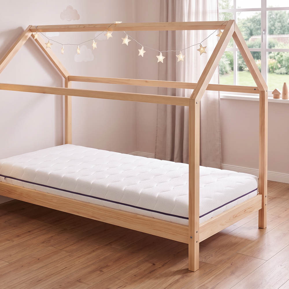 Cama Montessori con protector de cuna y sábanas suaves Cama Montessori con protector de cuna y sábanas suaves