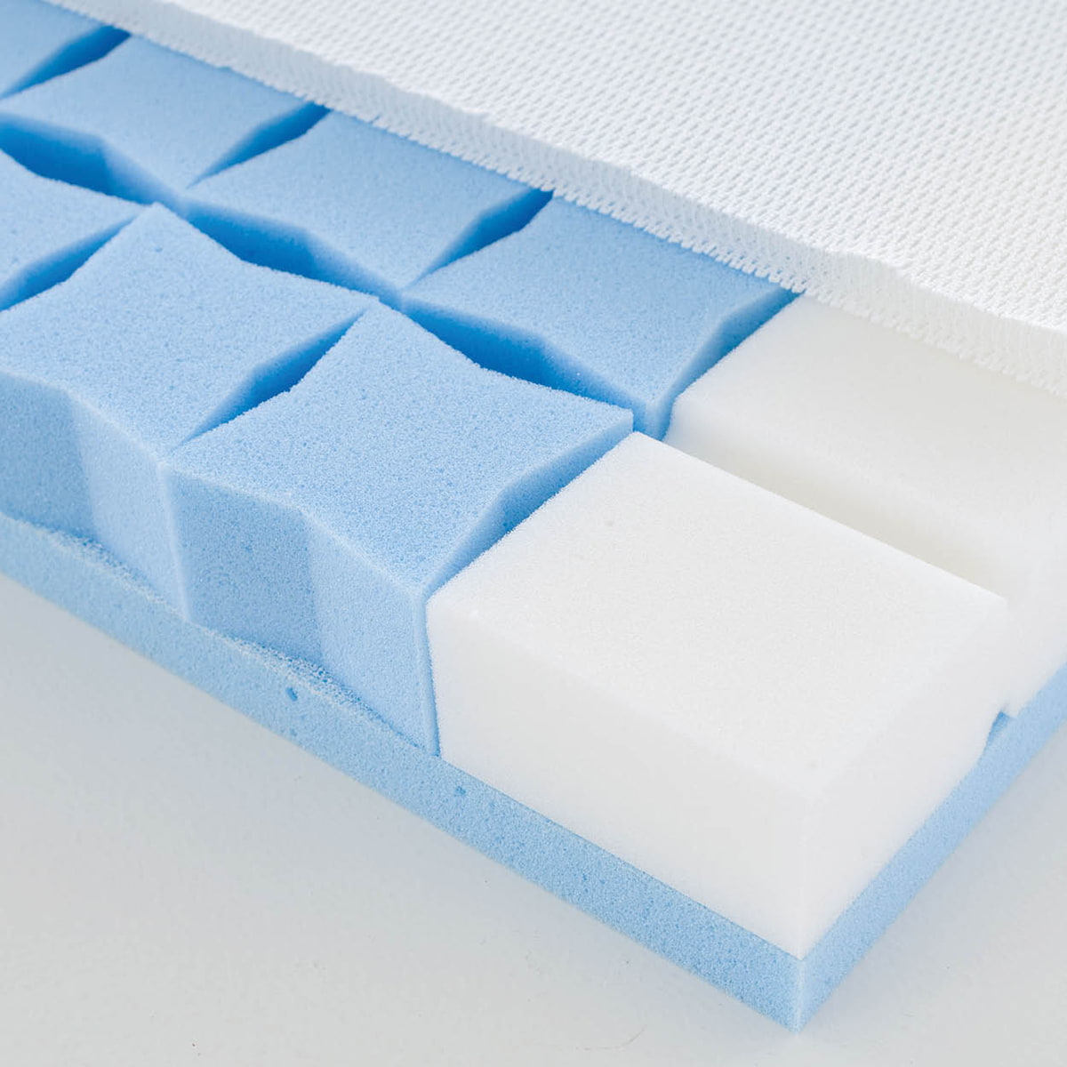 Matratzenkern Kaltschaum mit Comfort Pads in Sternenform