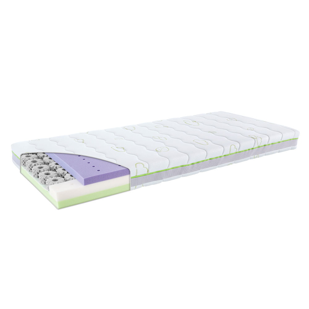 Kinder- und Jugendmatratze Octasmart XL mit belüfteten, freistehenden 3D-comfort-pads