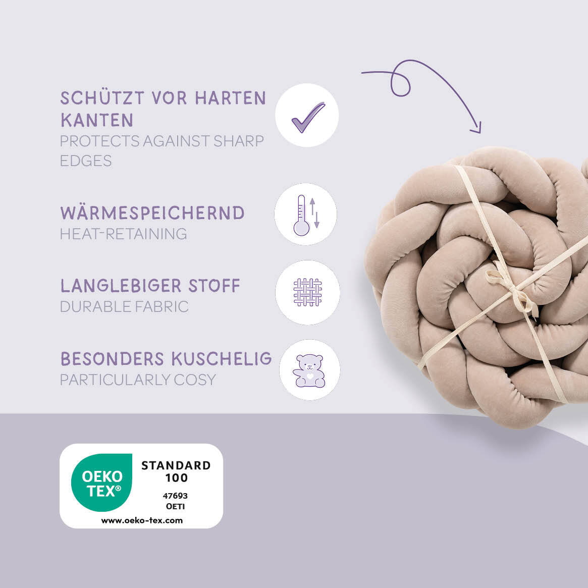 Description: Taupe-coloured nest snake