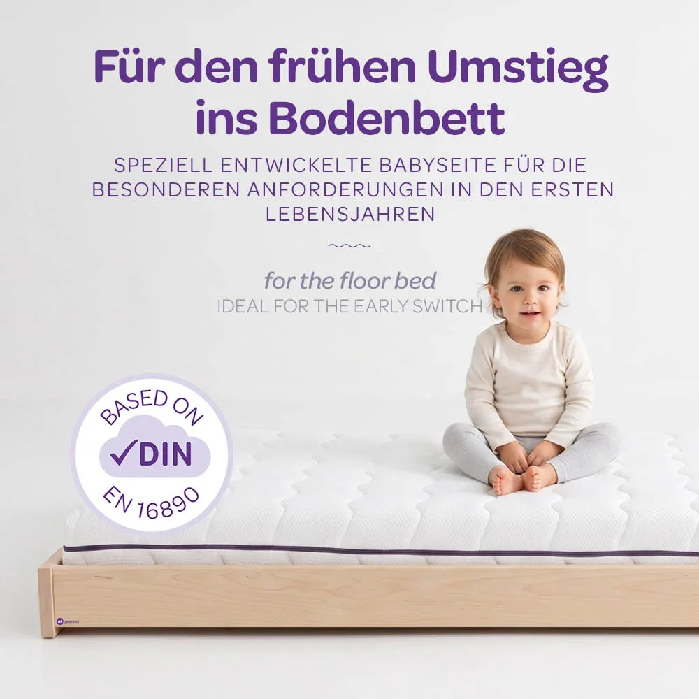Matratze für das Bodenbett entwickelt