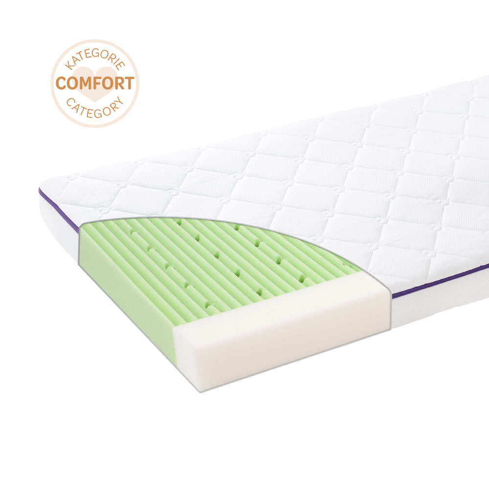 Baby mattress Emerald green