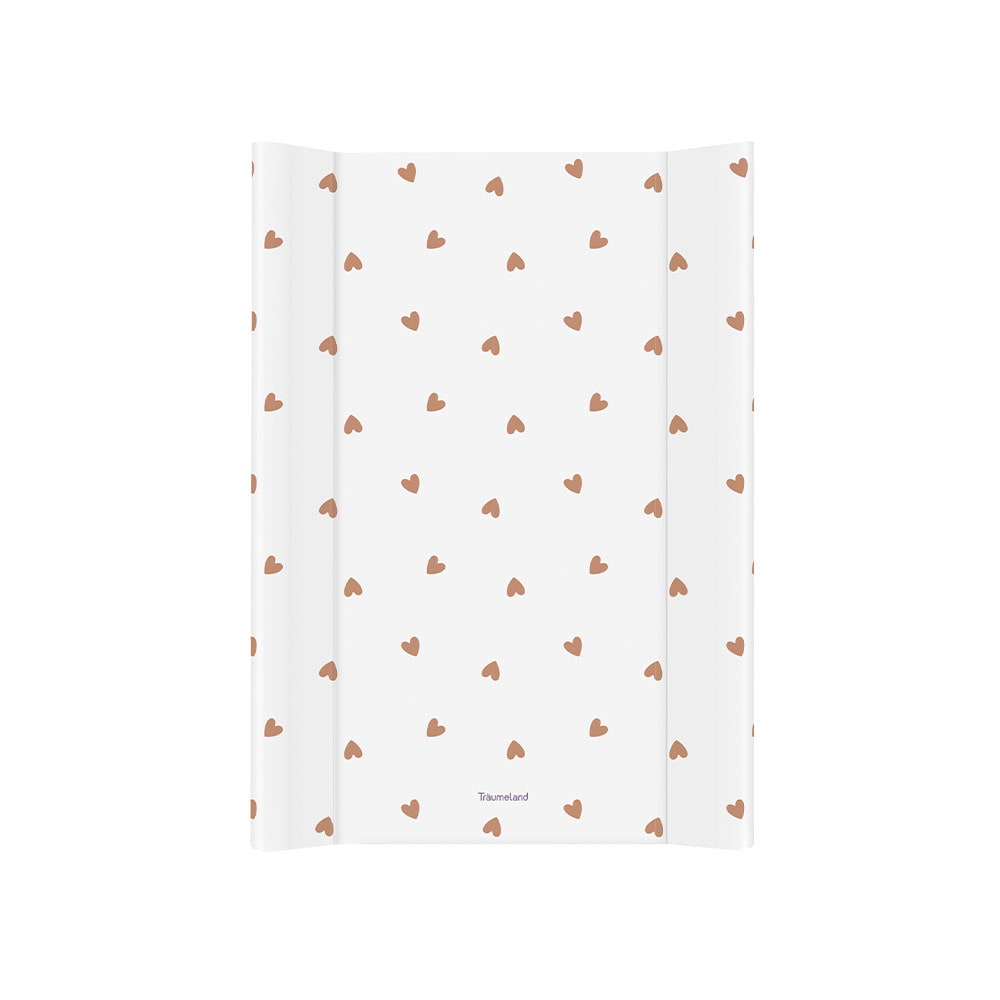 Heart-shaped changing mat