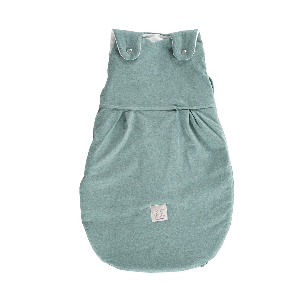 Schlafsack Baby grün meliert